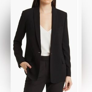 single-breasted shawl-lapels blazer